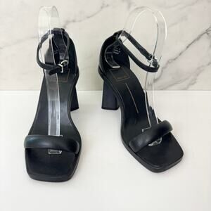 Dolce Vita Womens Strappy Heeled Sandals Size 6 Formal Party Neutral Black